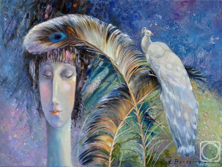 Berezina Elena. Dreaming of a white peacock