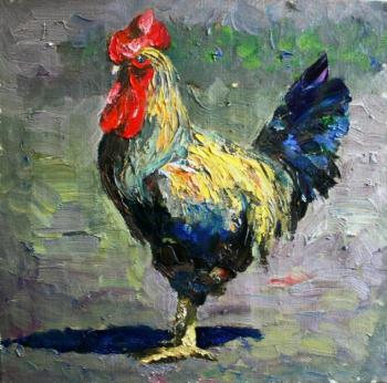 Chickens #28. Rooster. Rudnik Mihkail