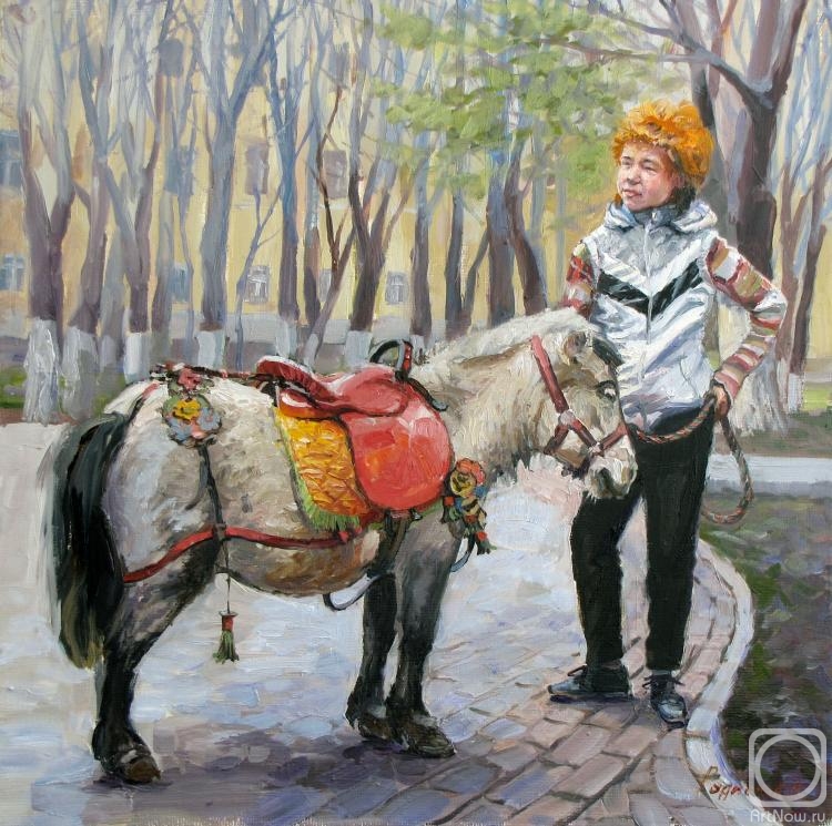 Rodionov Igor. Red-haired and sad pony