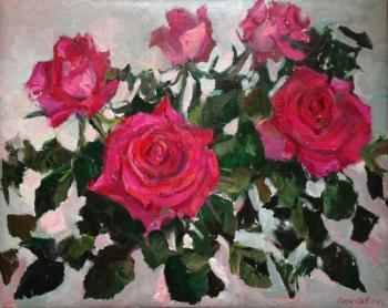 Pink roses. Solodilova Natalia