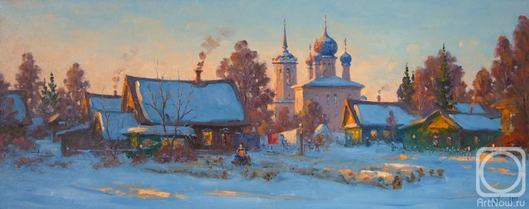 Alexandrovsky Alexander. Old Ladoga. Winter evening