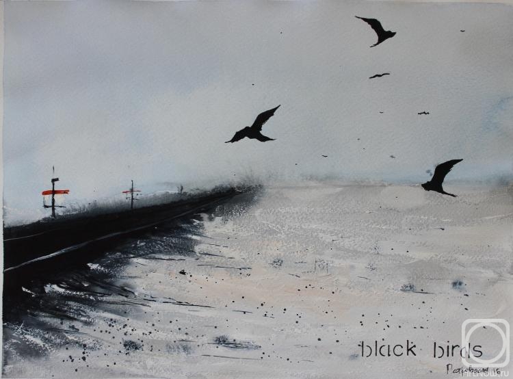 Petrovskaya Irina. Black birds