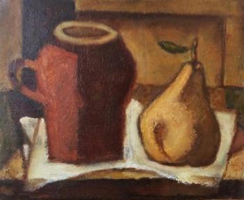 Pear and mug. Bykov Sergey