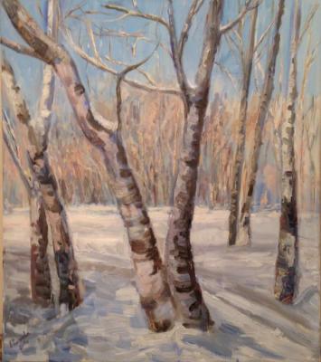 Картина «Зимнее солнце. Вторая»