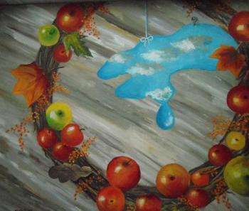 Autumn fantasy (Blackboard). Tikhomirova Marina