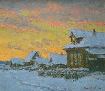 Winter evening. Gaiderov Michail