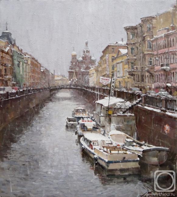 Galimov Azat. In the city of snow. Griboyedov Canal