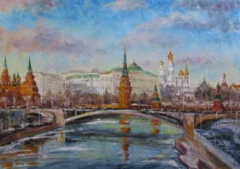 Moscow spring (Great Bridge). Kruglova Svetlana