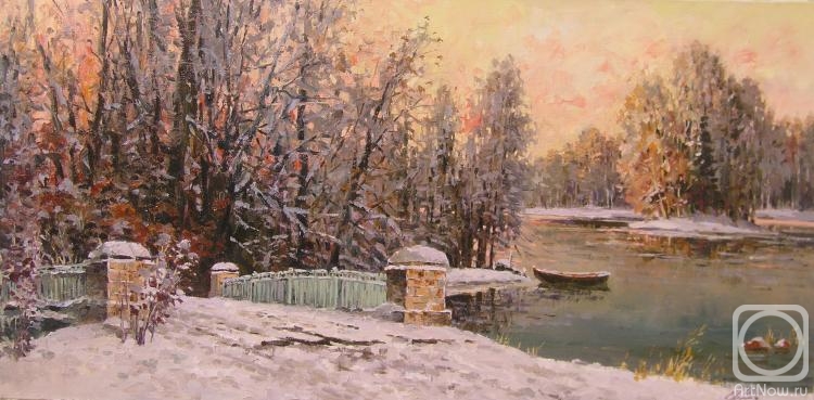 Malykh Evgeny. Winter in a park