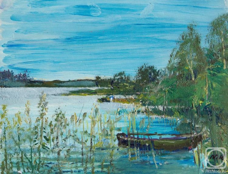 Kremer Mark. The lake Komsomolskoe 1969