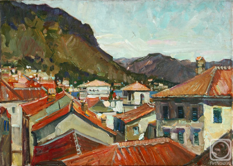 Zhukova Juliya. Red roofs of Kotor