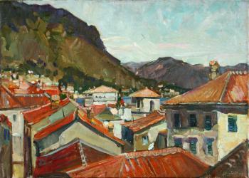Red roofs of Kotor. Zhukova Juliya