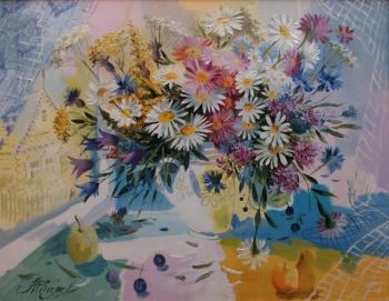July daisies. Akimov Vladimir