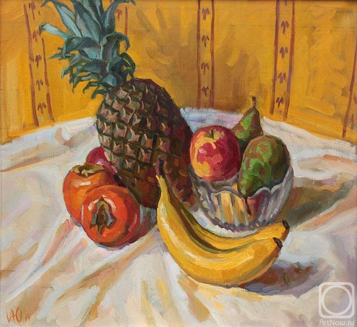 Ilin Aleksandr. Still life with pineapple