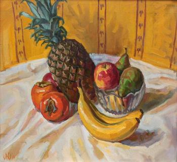 Still life with pineapple. Ilin Aleksandr