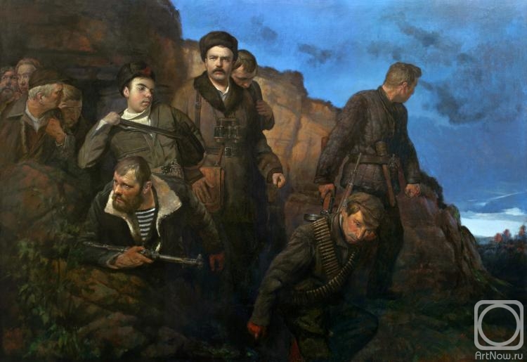Mironov Andrey. V. Molodtsov's detachment goes on a mission from the Odessa Catacombs
