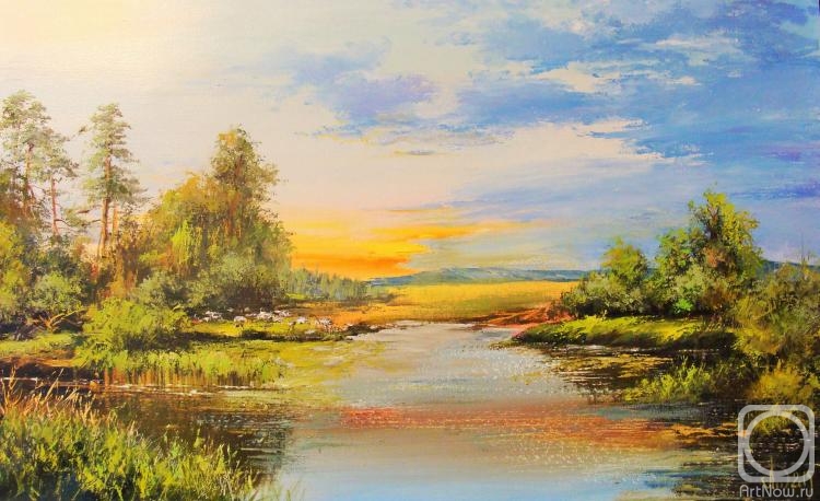 Lednev Alexsander. Summer landscape