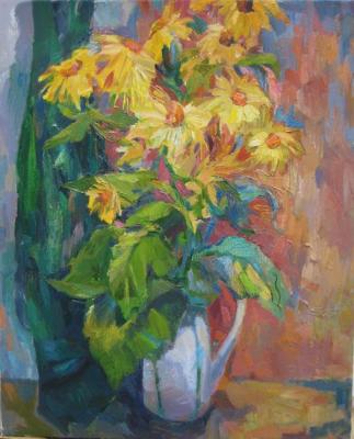 Still life with elecampane