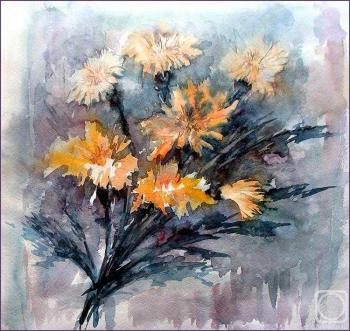 Autumn chrysanthemums