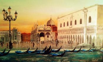 Venetian taxis (Venice To Order). Lednev Alexsander