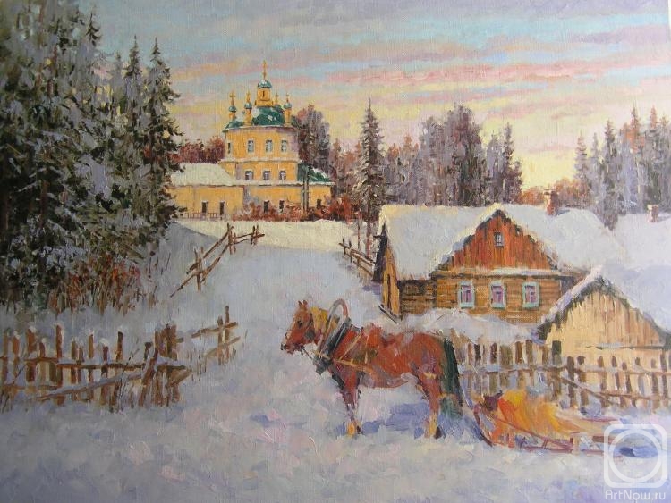 Malykh Evgeny. A sunny day in winter