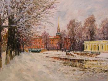 Saint-Petersburg. The view of Mikhailovsky Castle