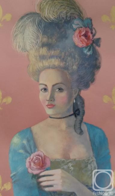 Bekirova Natalia. Rococo on pink (fragment)