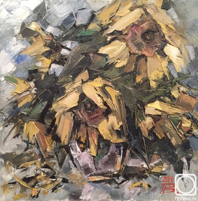 Rakcheev Vladimir. Gold sunflowers