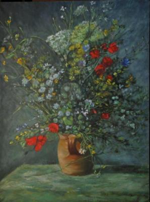 "Vasa vith Flowers"Auguste Renoir