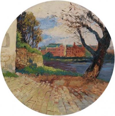 At the walls of the Vyborg fortress