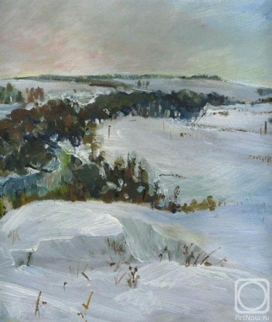 Efimova Ulya. Winter Rivulet