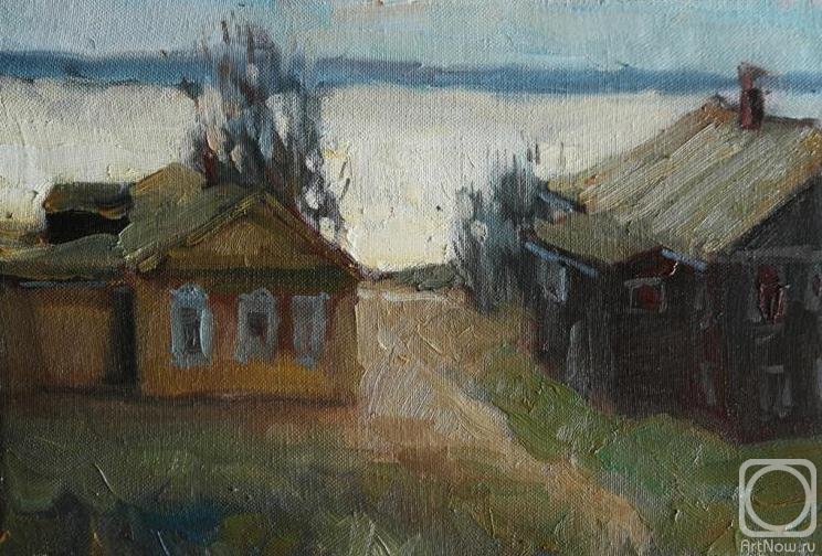 Ratchin Sergey. Houses on the shore