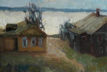 Houses on the shore. Ratchin Sergey