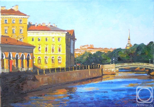 Ershov Vladimir. Er 1387 :: St Petersburg. River Moika