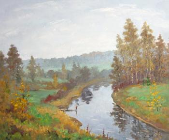 Tosna River. October. Alexandrovsky Alexander