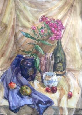 Still life with Phlox". Shenec Anna