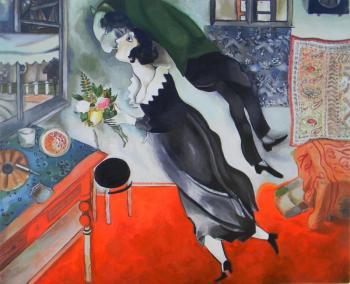 Copy of a picture of M. Chagall "Birthday". Morozov Anatoliy