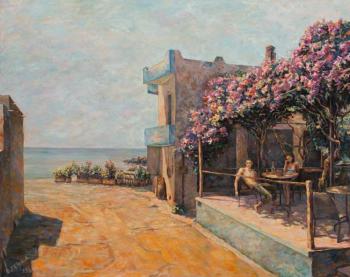 Cafe in Charaki, Rodos