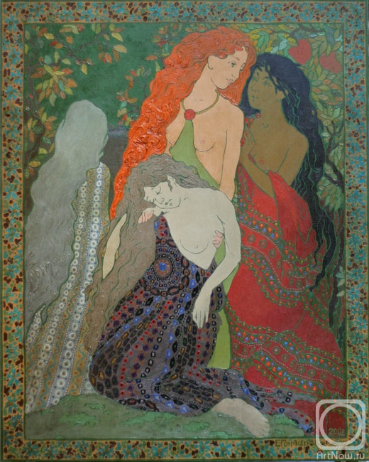 Goncharova Katherina. Allegory of the Seasons