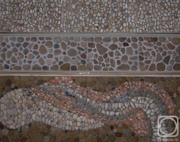 Lavrova Olga. Mosaic (niche for bathroom)