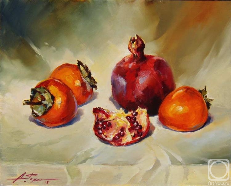 Fomin Andrey. Pomegranate and persimmon