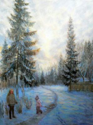 Winter in Bekasovo. Malyusova Tatiana