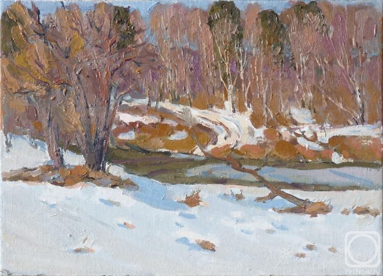 Arepyev Vladimir. Winter and spring became friends