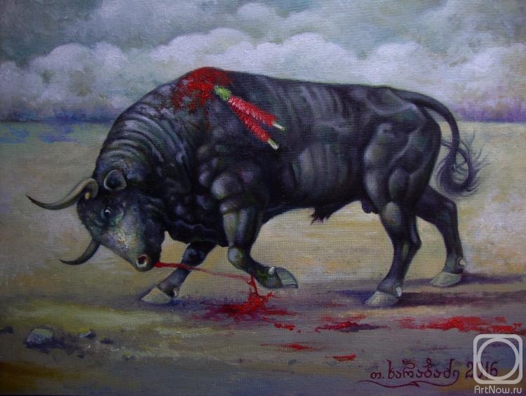 Kharabadze Teimuraz. Wounded Bull