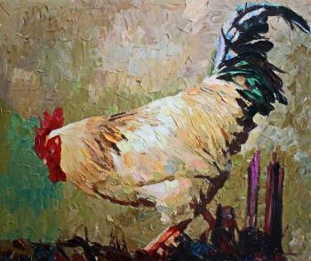 Chickens No. 30. Rooster. Rudnik Mihkail