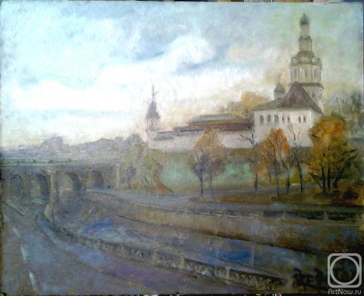 Fedotov Viktor. Yauza River. Spaso-Andronikov Monastery