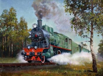SU series steam locomotive. Titov Sergey