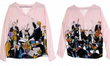 Blouse "String Orchestra"