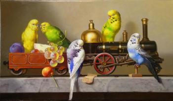 Happy train (Wavy Parrots). Beysheev Kemel