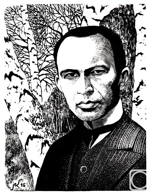 Kofanov Alexey. Portrait of S. Rachmaninov